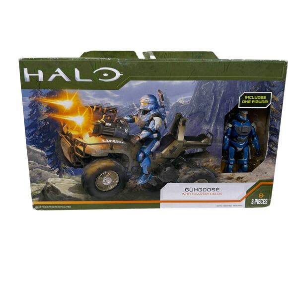 HALO Infinite Gungoose W/ Spartan Celox Action Figure Set - Picture 1 of 6